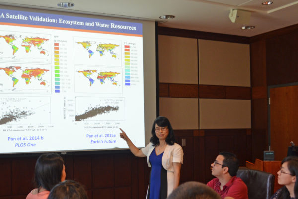 dr. susan pan uses environmental informatics to depict global ecosystems and water resources