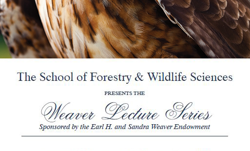SFWS Weaver Lecture Series (image of hawk and text)
