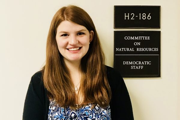 Sarah Lessard, a recent Auburn University graduate with a master’s degree in natural resources, has been selected to spend this year working with the House Committee on Natural Resources in Washington, D.C., as a Sea Grant John A. Knauss Marine Policy Fellow.