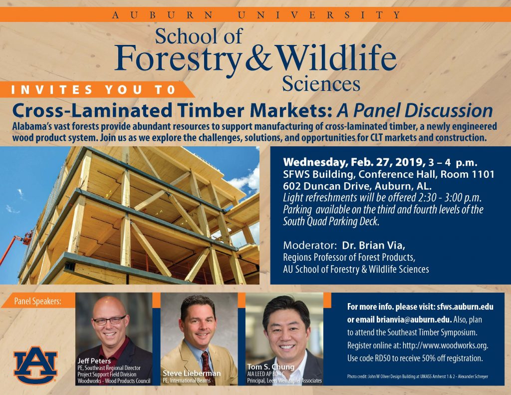 Cross laminated timber markets, a panel dicsussion