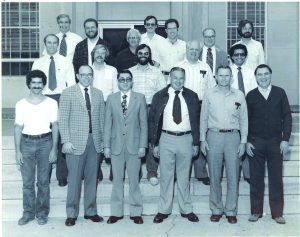 members of forestry faculty, 1970s