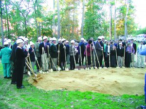 groundbreaking ceremony for new Forestry and Wildlife Sciences Building