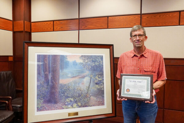 John Kush awarded W. Kelly Mosley Environmental Achievement Award