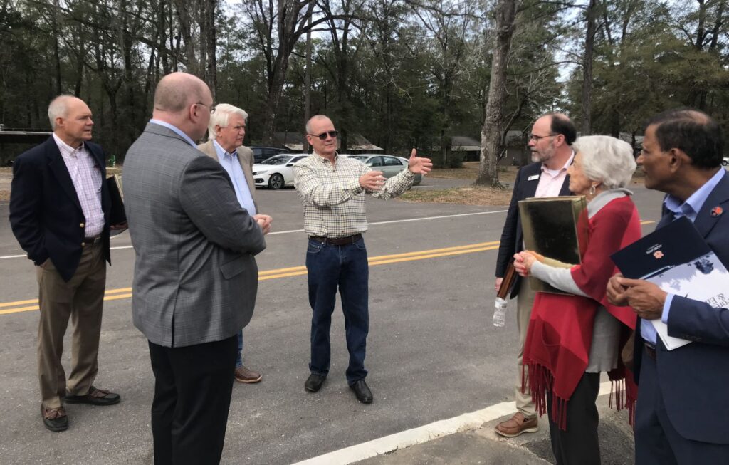 Auburn University leadership visits Solon Dixon Forestry Education Center