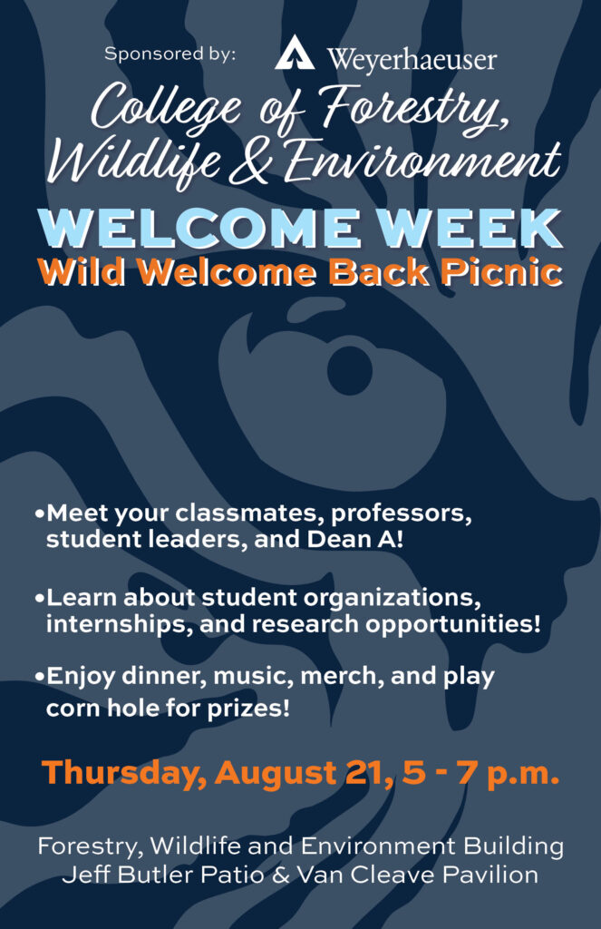 wild welcome back picnic graphic