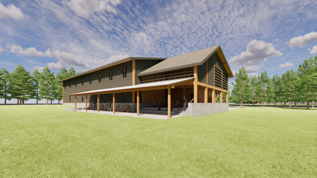 Solon Dixon Forestry Education Center Dormitory Rendering