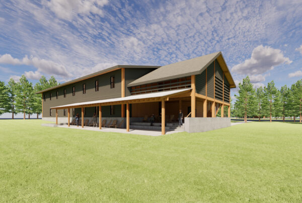 Solon Dixon Forestry Education Center Dormitory Rendering