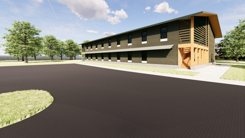 Solon Dixon Forestry Education Center Dormitory Rendering